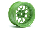 Tech 7 Wheel Green 52X26X+9Mm Offset (2Pcs)