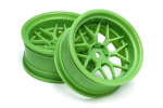 Tech 7 Wheel Green 52X26X+9Mm Offset (2Pcs)