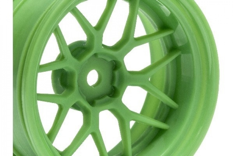 Tech 7 Wheel Green 52X26X+9Mm Offset (2Pcs)