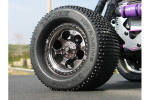 6 Spoke Wheel Black Chrome (83X56Mm/2Pcs)