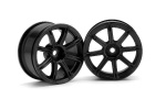 Work Emotion Xc8 Wheel 26Mm Black (3Mm Offset)