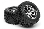 Mounted Goliath Tire 178X97Mm On Blast Wheel Crm