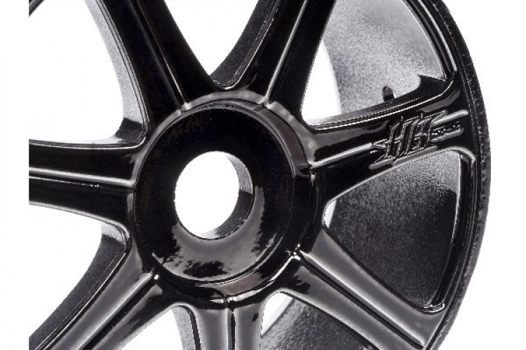 Hb Edge Wheel (Black Chrome/2Pcs)