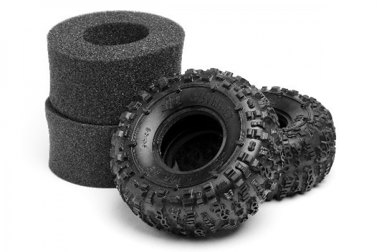 Rover-Ex Tire (Pink/Rock Crawler/2Pcs)