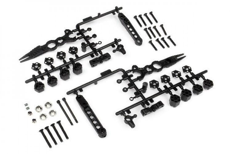 Front Body Mount/Wheel Hub Set (2Pcs)