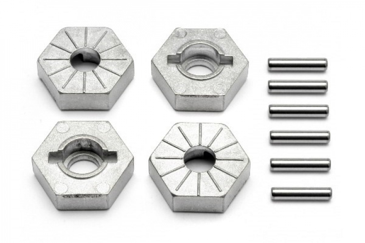 Hex Wheel Hub 17Mm (Silver)