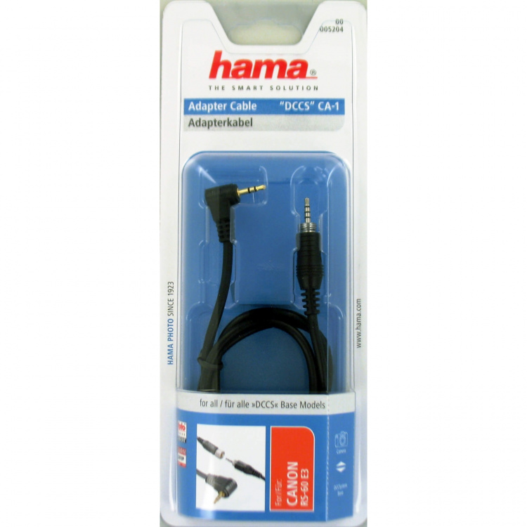 Hama ction Adapter Cable for Canon DCCSystem CA-1 Hama ction Adapter Cable for Canon DCCSystem CA-1