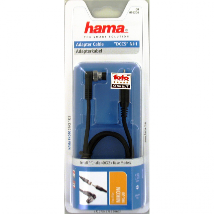 Hama ction Adapter Cable for Nikon DCCSystem NI-1 Hama ction Adapter Cable for Nikon DCCSystem NI-1