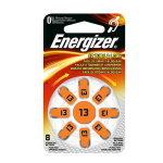 Energizer Hearing Aid Button Cell ZA 13 , 280 mAh, 1,4V, 8 Piece Energizer Hearing Aid Button Cell ZA 13 , 280 mAh, 1,4V, 8 Piece