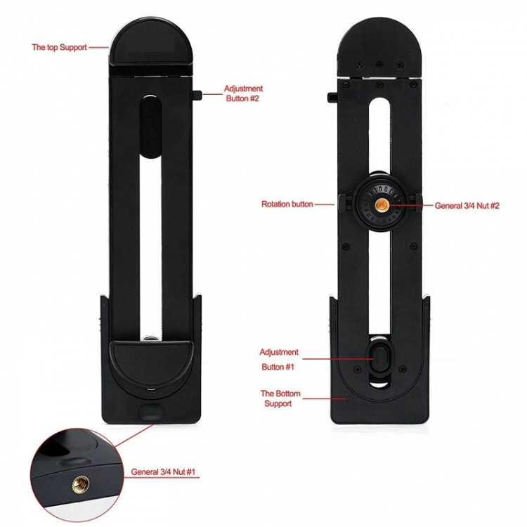 Gear Tabletholder Foto Black for 1/4 Gear Tabletholder Foto Black for 1/4