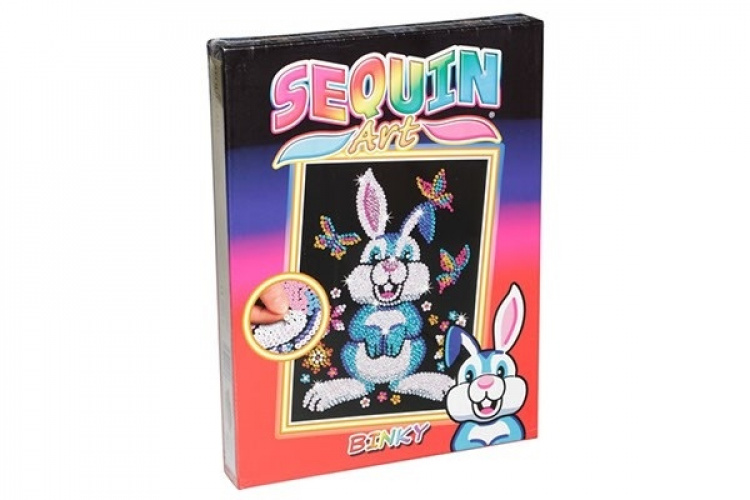 Sequin Art Binky the Bunny 25x34cm