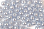 Plastpärlor 3mm 500g, Ljusblå