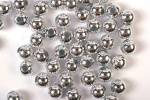 Plastpärlor 3mm 500g, Silver