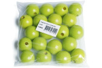 Träpärlor 35mm 20st, Lime