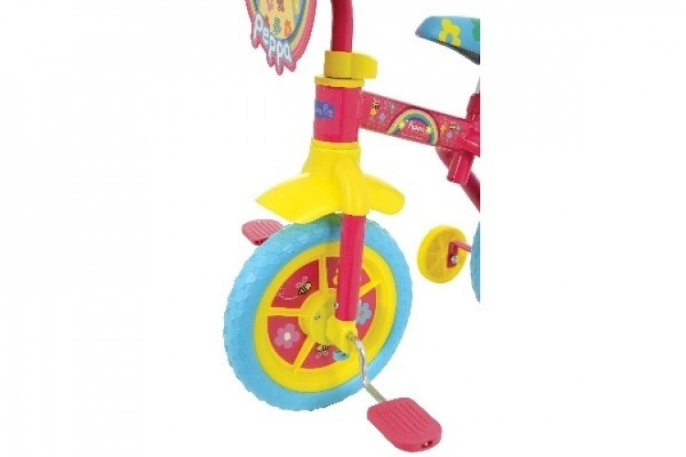 Greta Gris 2i1 Springcykel/Cykel med stödhjul