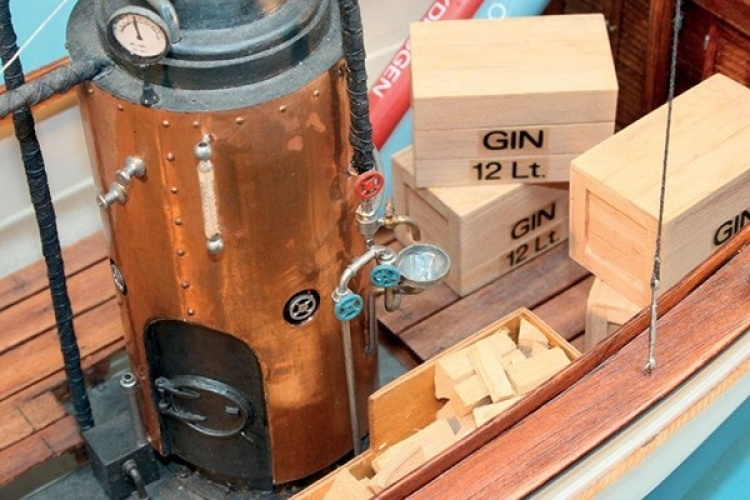 1:12 African Queen - Plastic hull