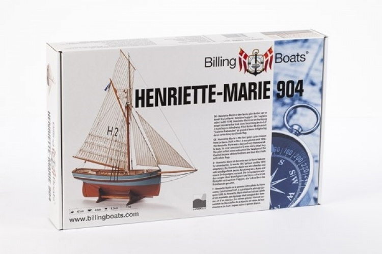 1:50 HENRIETTE MARIE - Wooden hull