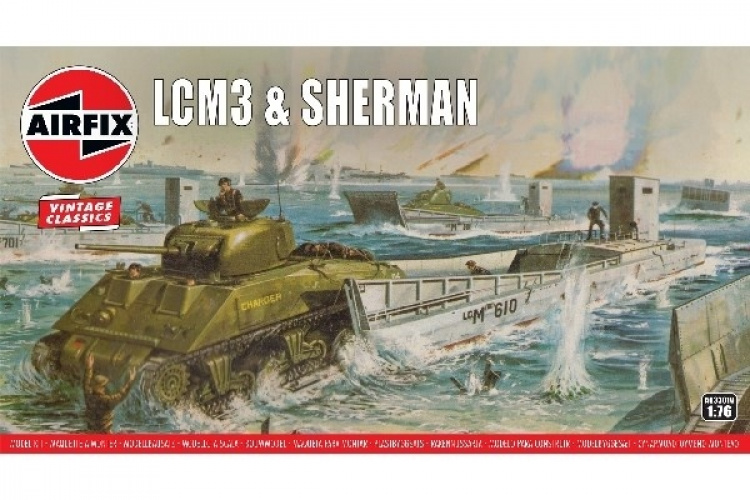 Airfix 1:76 LCM3 & Sherman