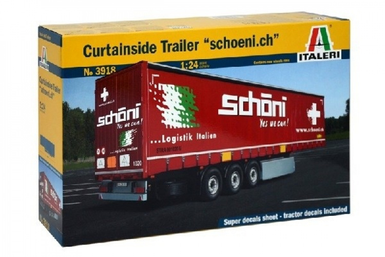 Italeri 1:24 CURTAINSIDE TRAILER