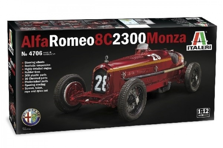Italeri 1:12 Alfa Romeo 8C 2300 Monza