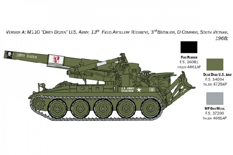 Italeri 1:35 M110A1