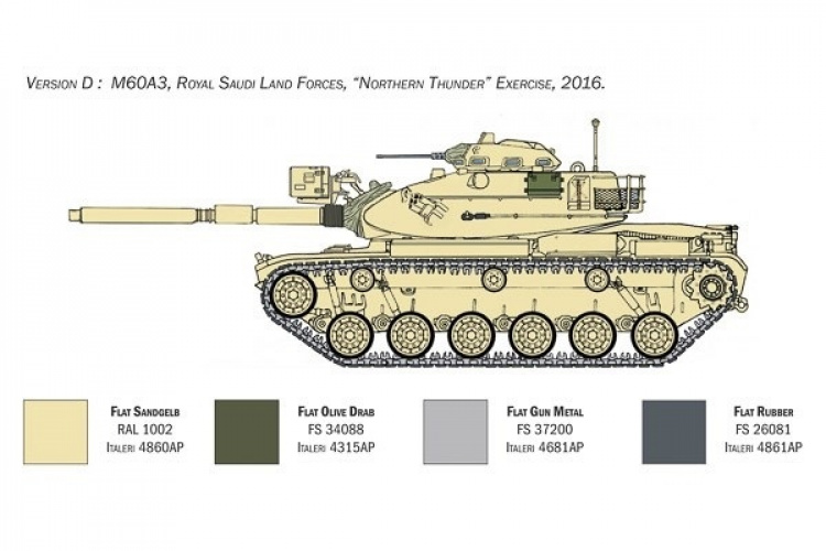 Italeri 1:35 M60A-3