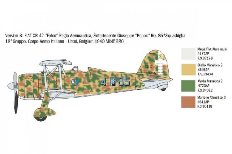Italeri 1:48 Fiat CR.42 \'Falco
