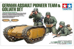 Tamiya 1/35 German Assault Pioneer Team & Goliath Set