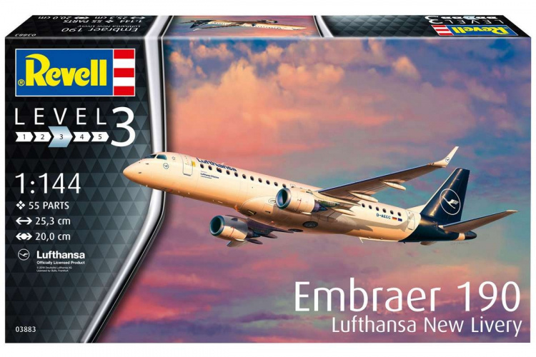 Revell Embraer 190 Lufthansa New Livery