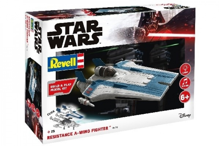 Revell 1:44 Resistance A-wing Fighter, Blue Revell 1:44 Resistance A-wing Fighter, Blue
