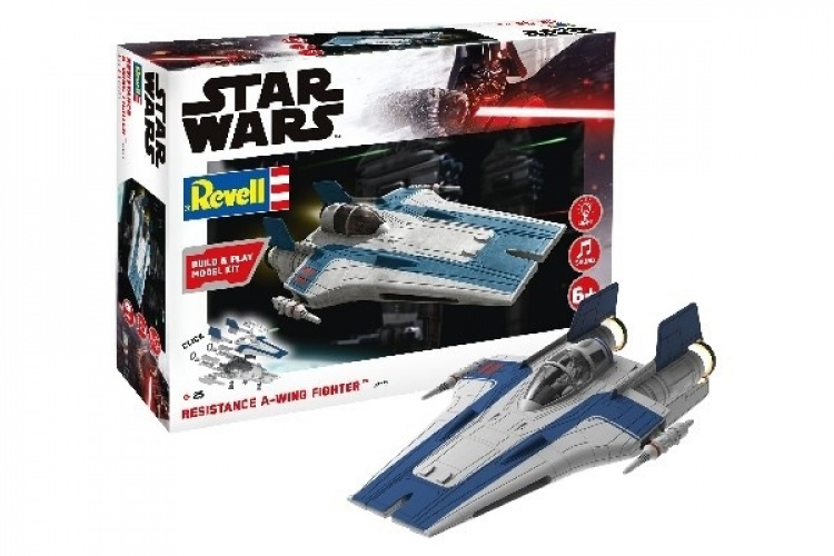Revell 1:44 Resistance A-wing Fighter, Blue Revell 1:44 Resistance A-wing Fighter, Blue