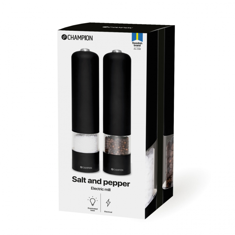 Champion Salt and Pepper Grinder SPK120 Matte Black Champion Salt and Pepper Grinder SPK120 Matte Black