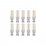LED lamp, G9, 8W, 230V, 4500K, 10-pack, White neutral