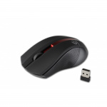 Rebeltec Galaxy Wireless Optical Mouse 1000 DPI, Red/Black