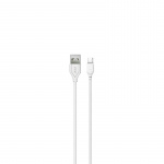 Xo NB103 USB - microUSB cable (2,1A) 1m, White Xo NB103 USB - microUSB cable (2,1A) 1m, White