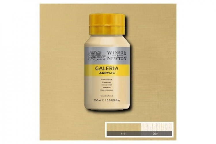 Galeria Acrylic 500Ml Buff Titanium 060