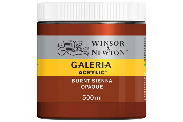 Galeria Acrylic 500Ml Burnt Sienna Opaque 077