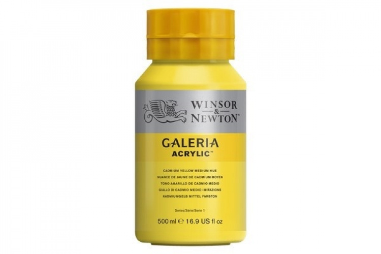 Galeria Acrylic 500Ml Cad Yellow Medium H 120