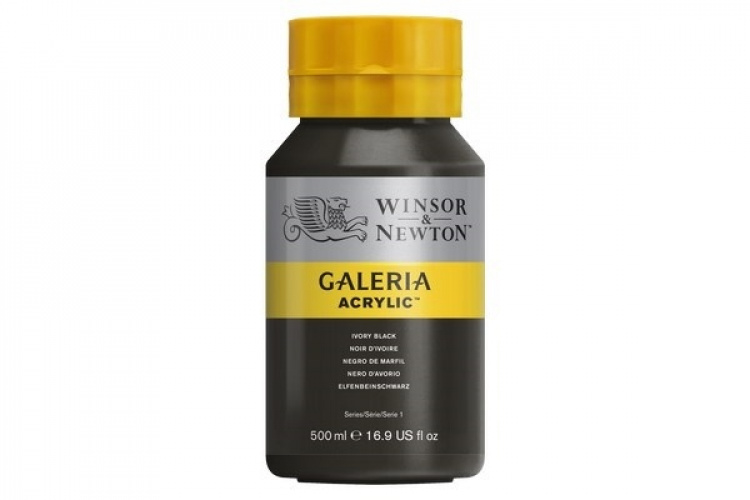 Galeria Acrylic 500Ml Ivory Black 331