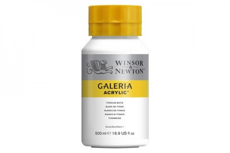 Galeria Acrylic 500Ml Titanium White 644