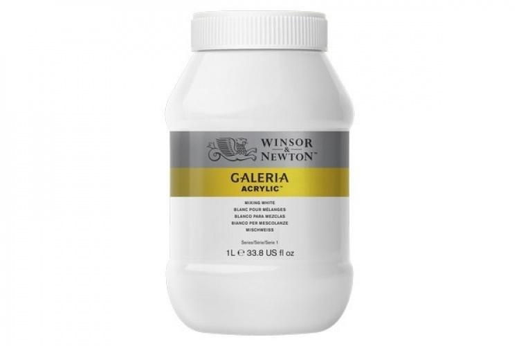 Galeria Acrylic 1L Mixing White 415
