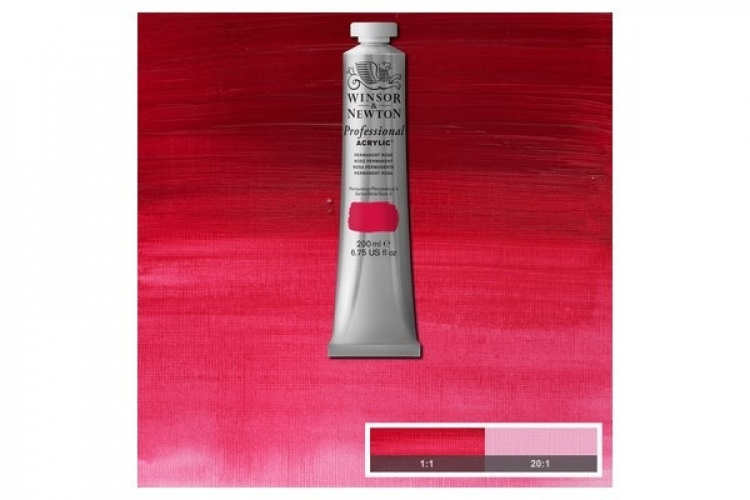 Prof Acrylic 200ML PERMANENT ROSE 502