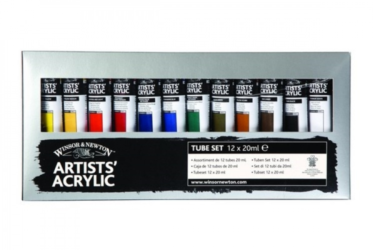 PROFESSIONAL ACRYLIC COLOUR Starter set 12x20 ml