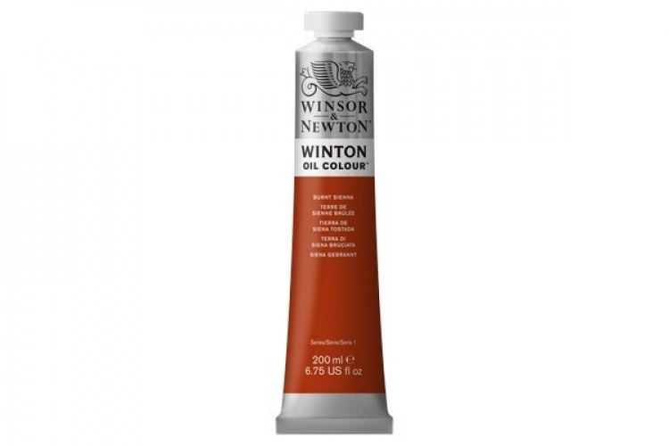 Winton Oil Col 200Ml (02) Burnt Sienna 074