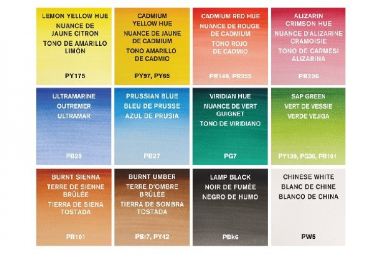 Cotman Water Col 12x½-pan studio Bluebox metal