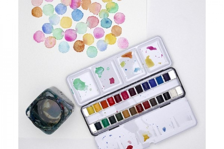 Cotman Water Col sketchers metal box 24