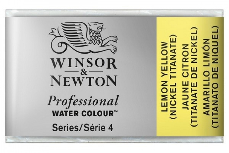 Prof Water Colour Pan/W Lemon Yellow Hue 347