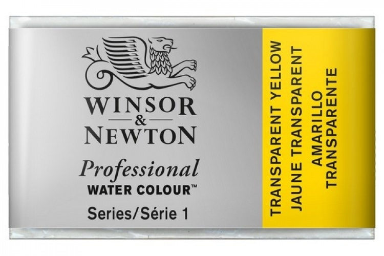 Prof Water Colour Pan/W Transp Yellow 653