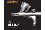 Airbrush MAX-3, - 0,30mm Gravity-feed 7cc