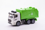 Garbage truck with Light and Sound 1:14, Green